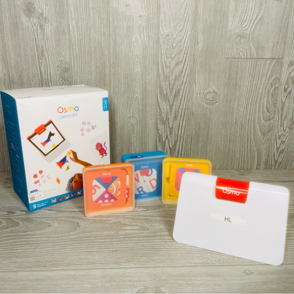 Osmo Genius Kit Fire Tablet Base & 5 Hands-on Games learning computer game